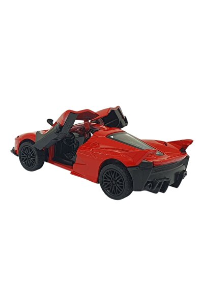 Vardem Pull and Drop Metal Cars 13 cm - Sr2212- Red