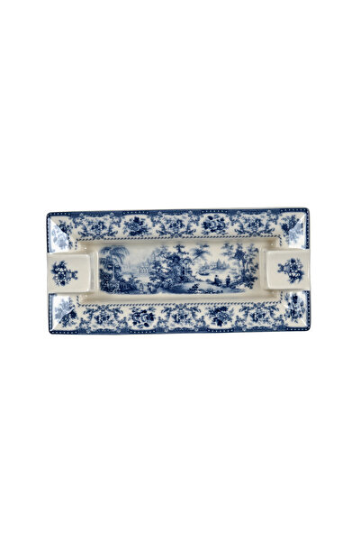 Lucky Art Florantine Ash Tray Blue
