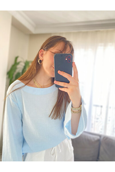 Softleaf Müslin kumaş bluz