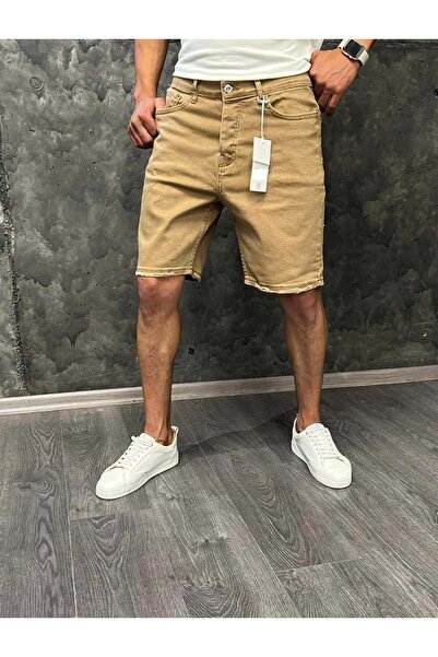 byediz Leo Slim Fit Denim Rahat Kalıp Erkek Kot Şort