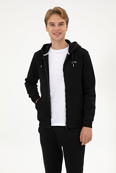 U.S. Polo Assn. Erkek Siyah Örme Hırka 50313755-VR046