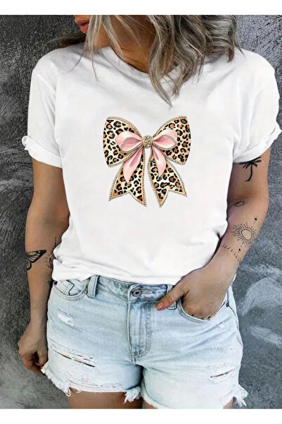 wonderbb Tricou de damă 100% bumbac "Pangică" Alb