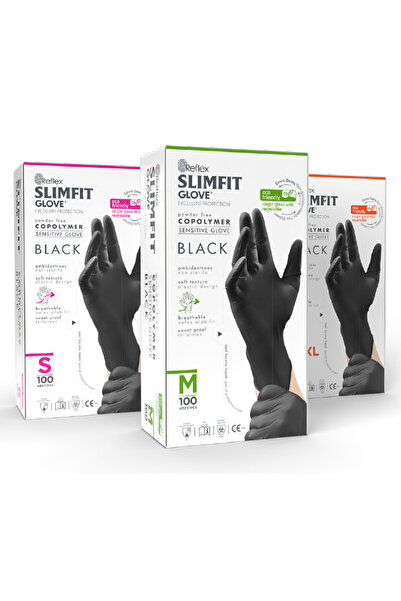 Reflex REFKEX SLİMFIT PUDRASIZ ELDİVEN M BEDEN 100 'LÜ