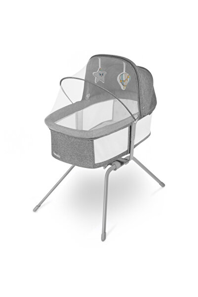 Lionelo Patut balansoar, Lionelo, Malin, 3 in 1, Pliabil, 0-9 kg, Geanta Transport, Gri