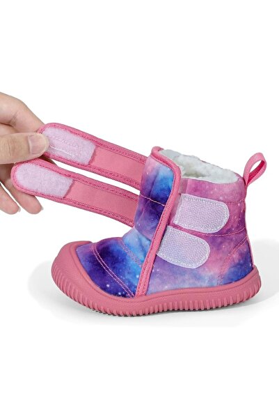 BebeNou Pink Degrade Fur Lined Boots - MyBaby CHMY557-2-c