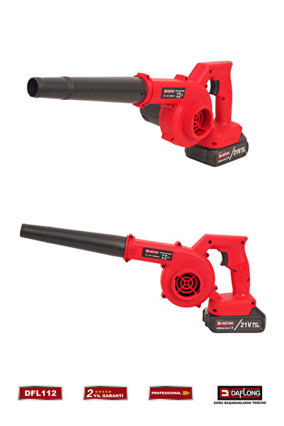 DAFLONG PRO ŞARJLI 6 BAŞLIKLI KIZAKLI HAVA ÜFLEME MAKİNASI DFL-112