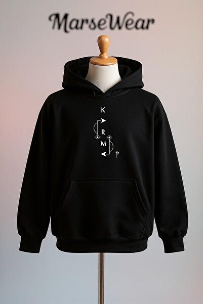 Vordevia سترة كارما سايدنج مطبوع قطنية بثلاثة خيوط O قصة فضفاضة