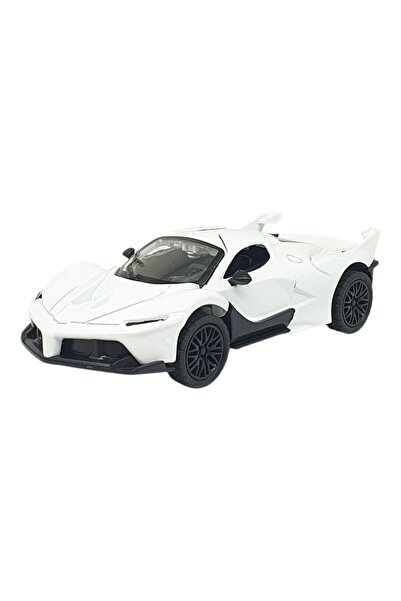 Vardem Pull and Drop Metal Cars 13 cm - Sr2212- White