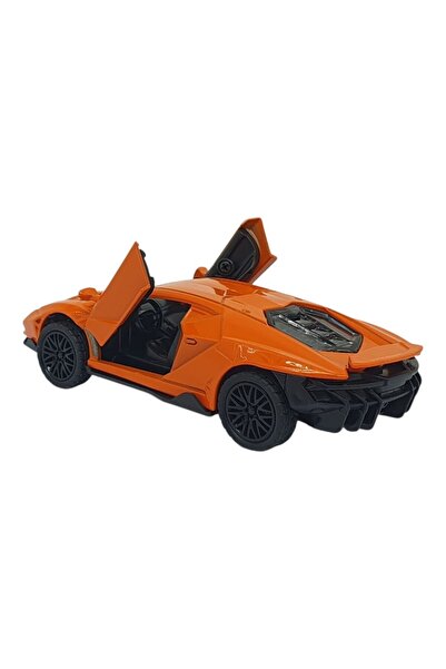 Vardem Pull and Drop Metal Cars 13 cm - Sr2213- Orange