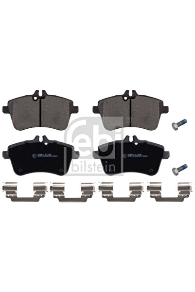 FEBI BILSTEIN Комплект спирачни накладки за преден мост, дискови спирачки Mer...