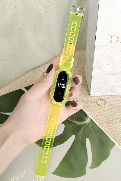 Nezih Case Xiaomi Mi Band 8 / 9 / 10 Uyumlu Transparan Yumuşak Silikon Kordon