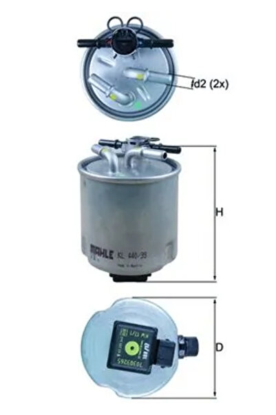 KNECHT Filtru Combustibil Nissan 10-Trail 2/10-Trail Van/Qashqai 1 Renault Ko...