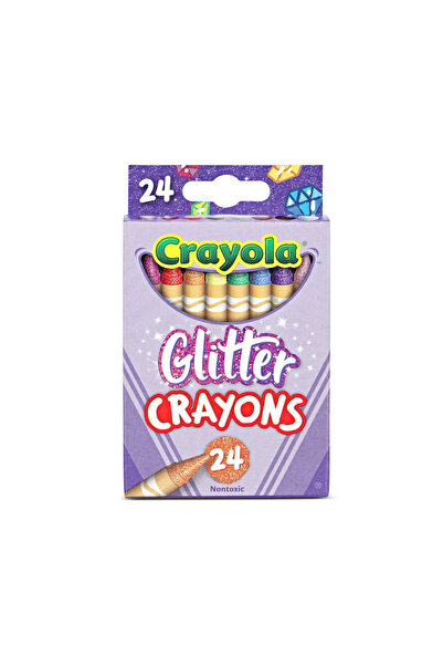 Crayola أقلام تلوين لامعة 24 قطعة