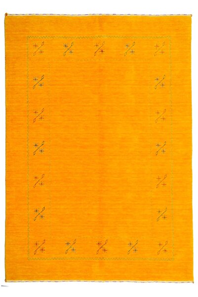 KilimCo. Lori Hardal Sarısı Modern El Dokuma Halısı 140x200 cm (2.8 m²)