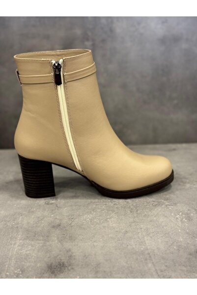 NISH EL YAPIMI HAKİKİ DERİ TOPUKLU AYAKKABI