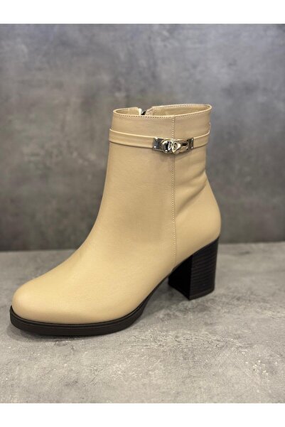 NISH EL YAPIMI HAKİKİ DERİ TOPUKLU AYAKKABI