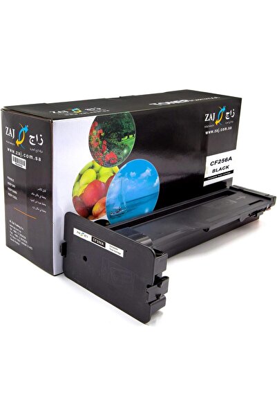 ZAJ خرطوشة حبر متوافقة مع طابعة HP CF256A باللون الأسود (56A)