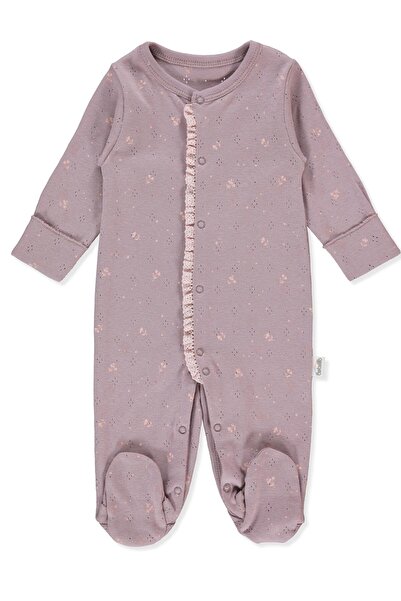 Bebetto AJURLU PATİKLİ TULUM BASKILI (NATURE) MOR