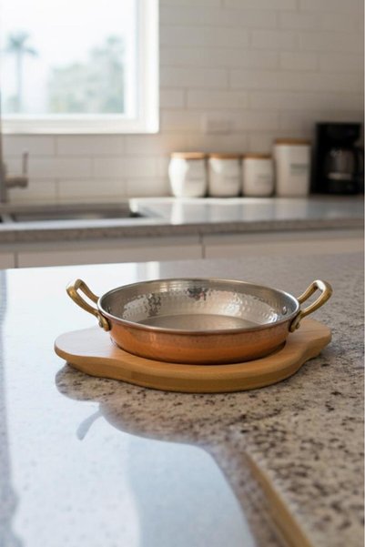 Bambum Pade - Round Tray 12 cm Bamboo Base