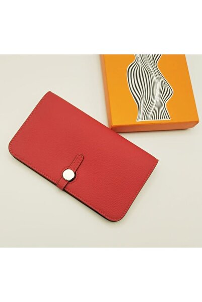 OEM Leather Wallet, Red