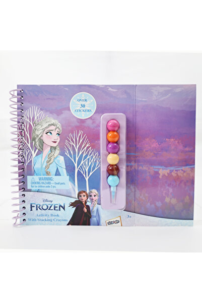Disney Frozen Activity Book with Stacking Crayons