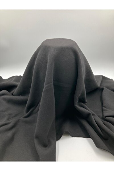 Bursa Kumaş Kışlık Siyah Üç İplik Şardonlu Kumaş | En 180 cm – Gramaj 280 gr – Mont, Sweat ve Eşofman İçin İdeal