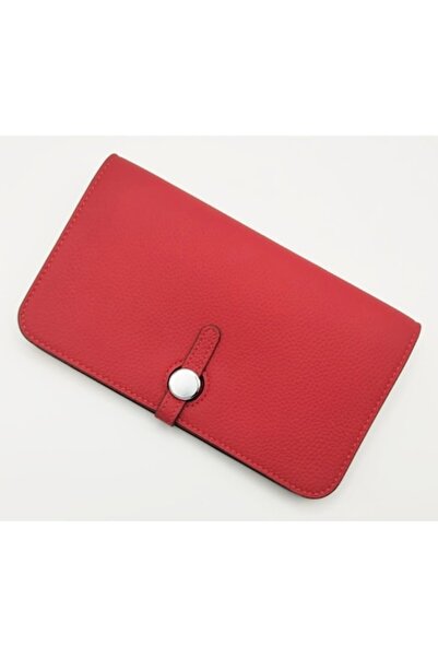 OEM Leather Wallet, Red