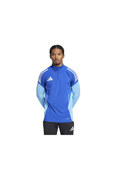 adidas Ανδρικό μακρυμάνικο μπλουζάκι με φερμουάρ με μισό φερμουάρ