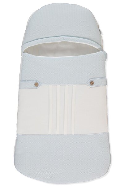 Bebetto Jacquard Two-Strand Fiber Swaddle (Baby King/25) Blue