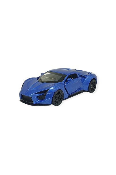 Vardem Pull and Drop Metal Cars 13 cm - Sr2210- Blue