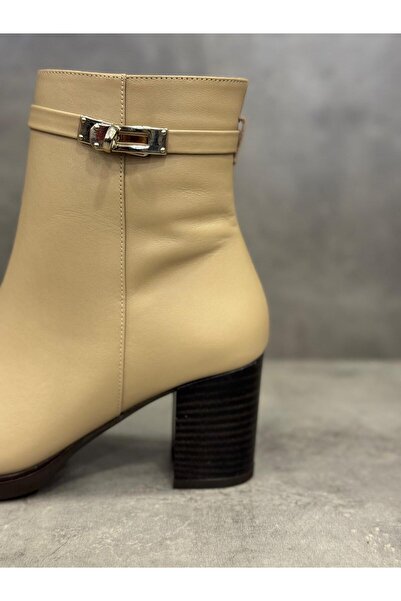 NISH EL YAPIMI HAKİKİ DERİ TOPUKLU AYAKKABI