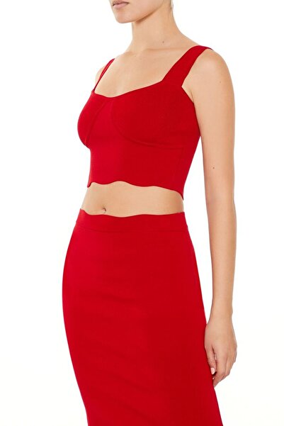 Forever 21 Triko Crop Bluz
