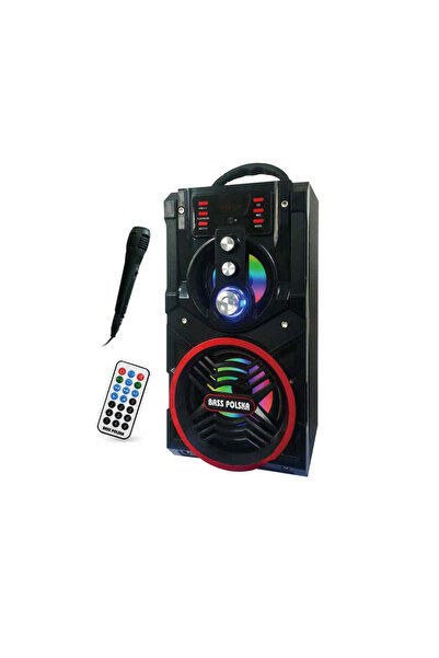 Bass Polska Bluetooth Speaker with Microphone, Radio and Karaoke Function, 5941