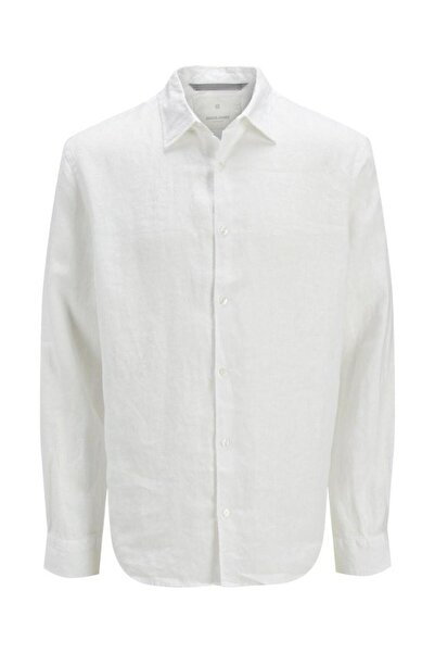 Jack & Jones Jack Jones Blalawrence Relax Fit Linen Men's Shirt 12273907