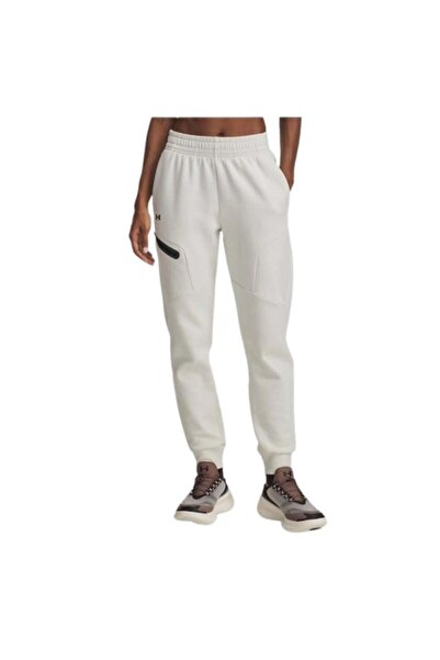 Under Armour Pantaloni de trening Unstoppable Flc Jogger 1379846-110 albi