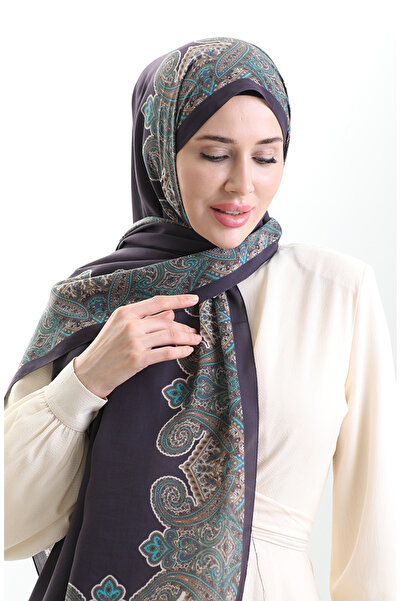 sefamerve Karaca Cotton Shawl 82004-05 Purple