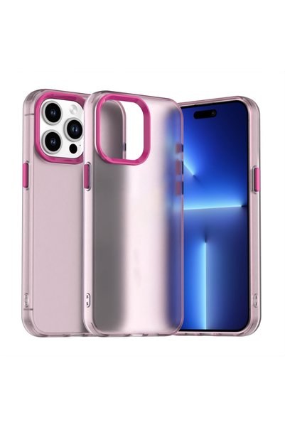 bovinox iPhone 15 Pro Max Case Anti-Fingerprint Frosted Transparent Slim Design Minimalist Design