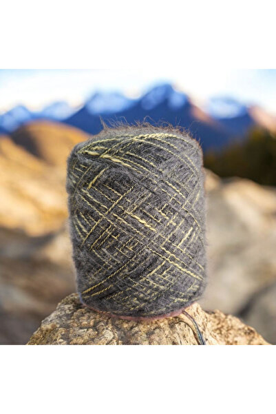 Kırlangıç Kid Moher & Ebruli Wool Chain Blend Design Hand Knitting Yarn 120 Gr