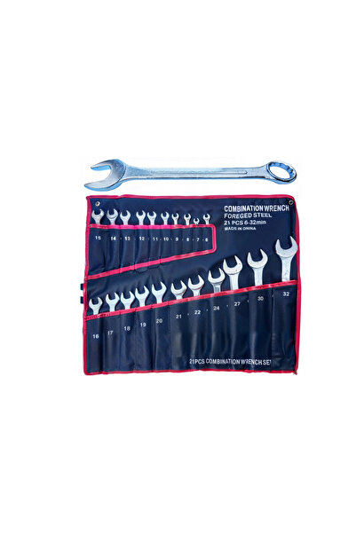 Ondragon Combination wrench set, 6-32 mm, 21 pieces, OD 5045
