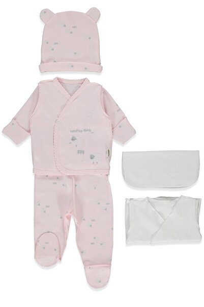 Bebetto طقم ملابس داخلية عضوية للأطفال المبتسرين من زيبين مكون من 5 قطع (أورج...