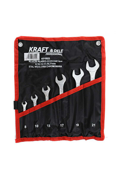 Kraft&dele Set of 6 combination wrenches, 8-21 mm, Kraft&Dele, KD 10925