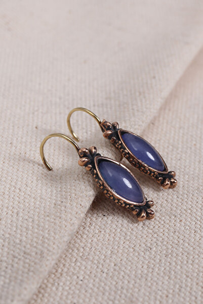 Süspüs Accessories Authentic Earrings with Amethyst Stone