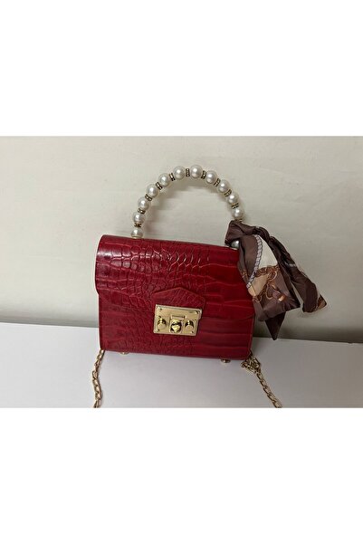 Eylül Spor Mini Women's Pearl Hand and Shoulder Chain Strap Bag