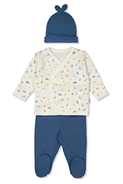 Bebetto AJURLU ZIBIN SET 3LÜ TAKIM (SHIP BOY) LACİVERT