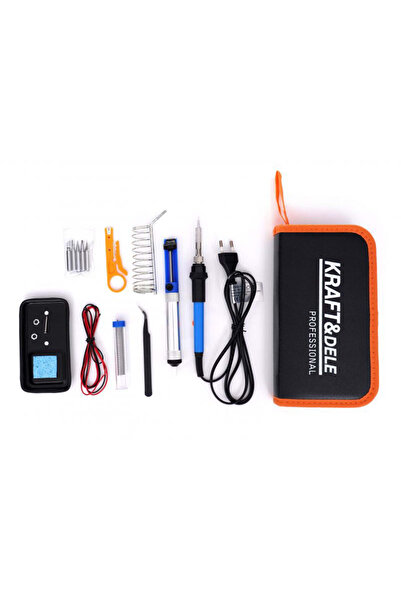 Kraft&dele Kit pistol de lipit KD 1717, 9 piese