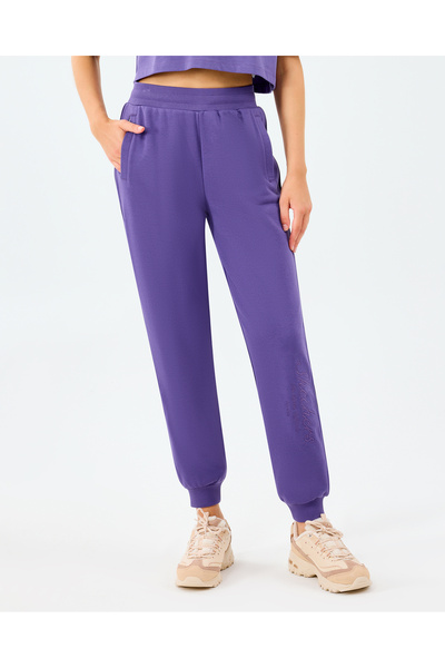 SKECHERS W jogger sweatpant women purple tracksuit bottom s2520231-0277