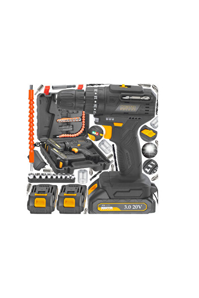 Majster Polska Mașină de găurit și șurubelniță fără fir, 2 x 20 V, MP 0428