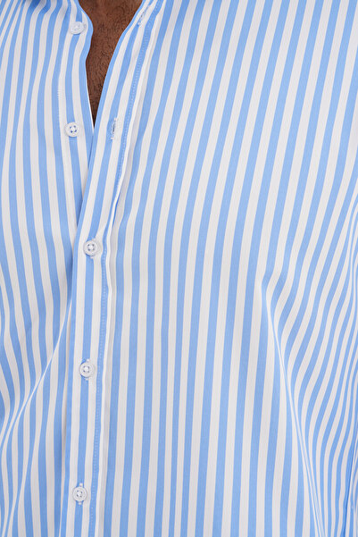 Catto Peak Gömlek Pamuklu Çizgili Regular Erkek Gömlek