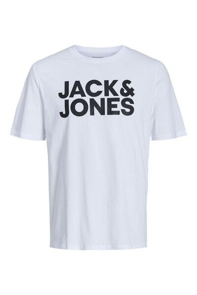 Jack & Jones JJECORP LOGO TEE SS O-NECK NOOS Білий Великий логотип