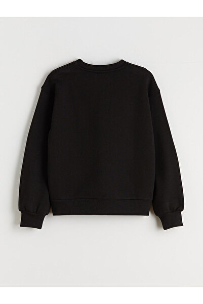 LC Waikiki Crew Neck Floral Girl's Sweatshirt